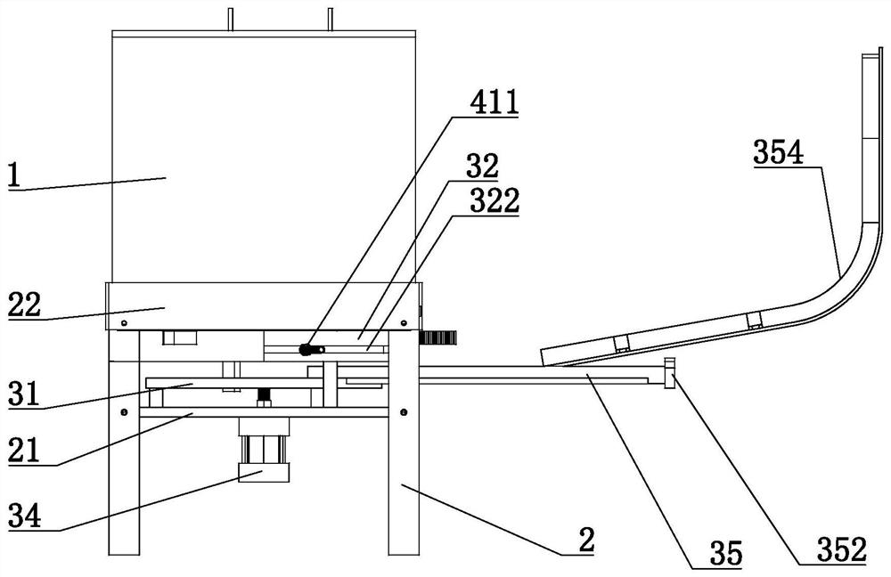 Automobile gear feeding device and feeding method thereof