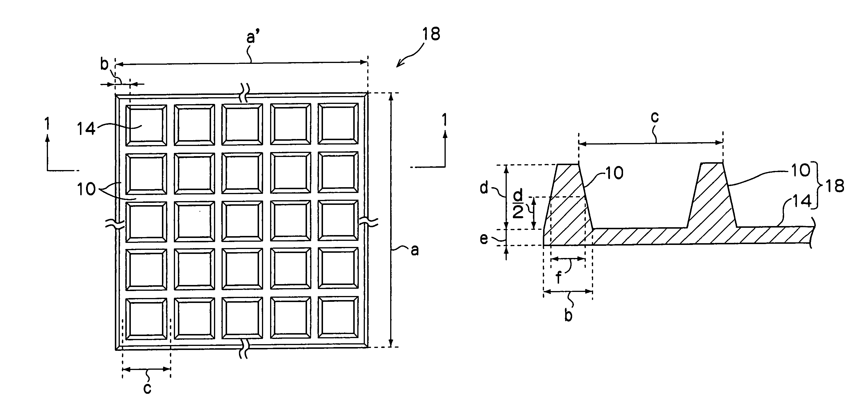 Image display medium ribs, production process thereof, and image display medium using the ribs