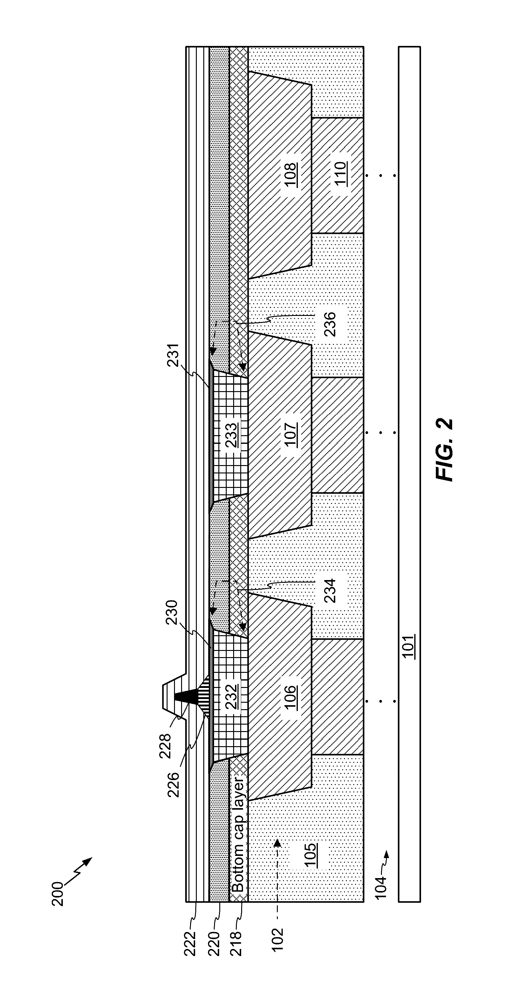 Metallization process for a memory device