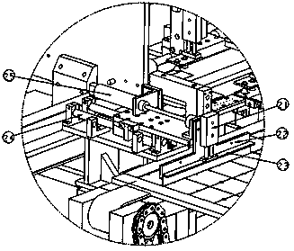 LCD (liquid crystal display) automatic paster production line and LCD automatic paster production method thereof