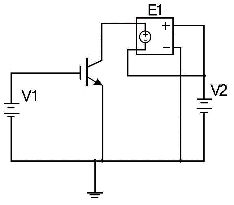 Simulated measurement method of current characteristics of insulated gate bipolar transistor