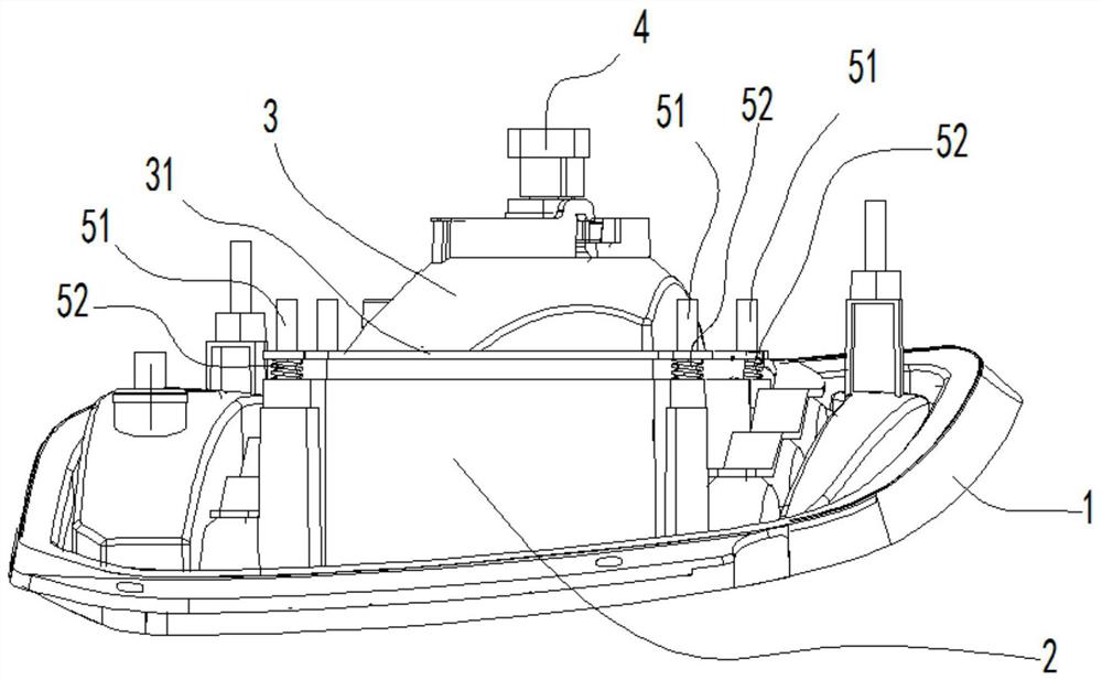 Vehicle lamp and vehicle comprising same