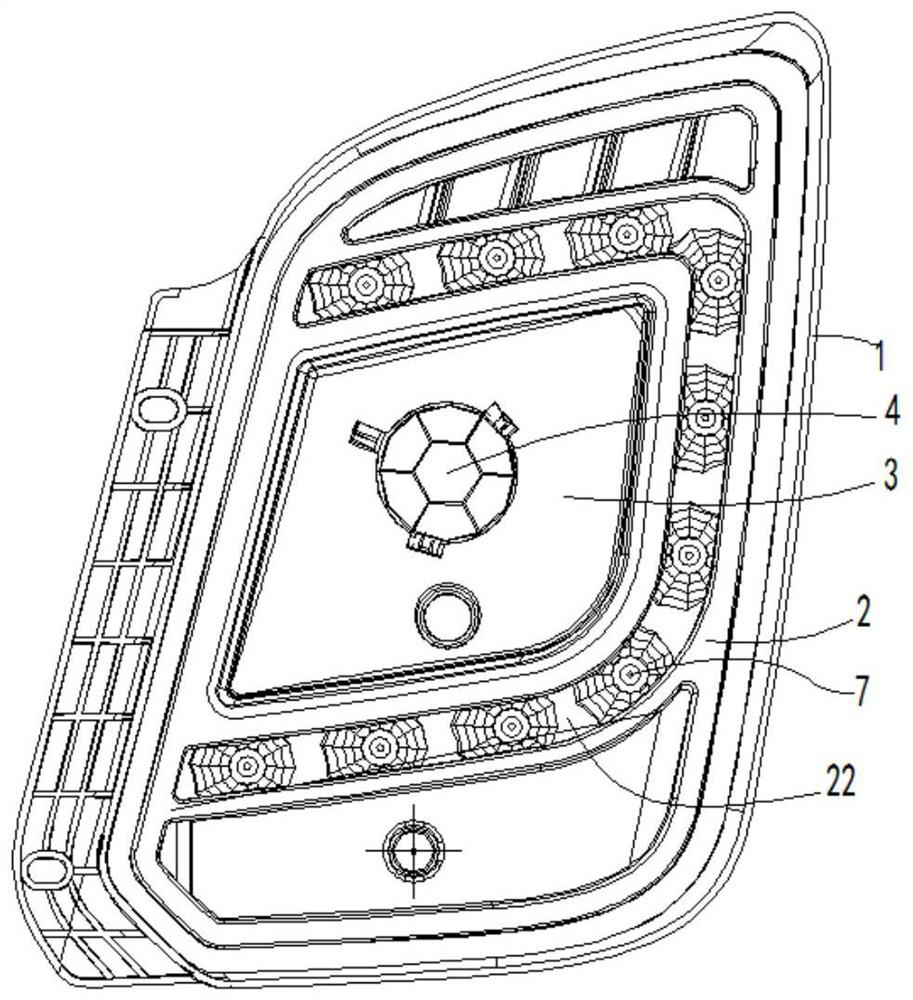 Vehicle lamp and vehicle comprising same