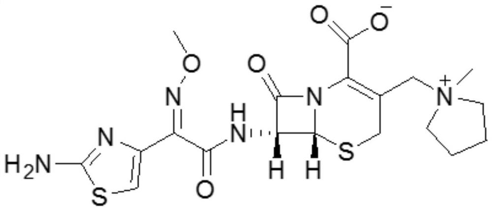 HPLC detection method for high-molecular impurities in cefepime and preparation thereof