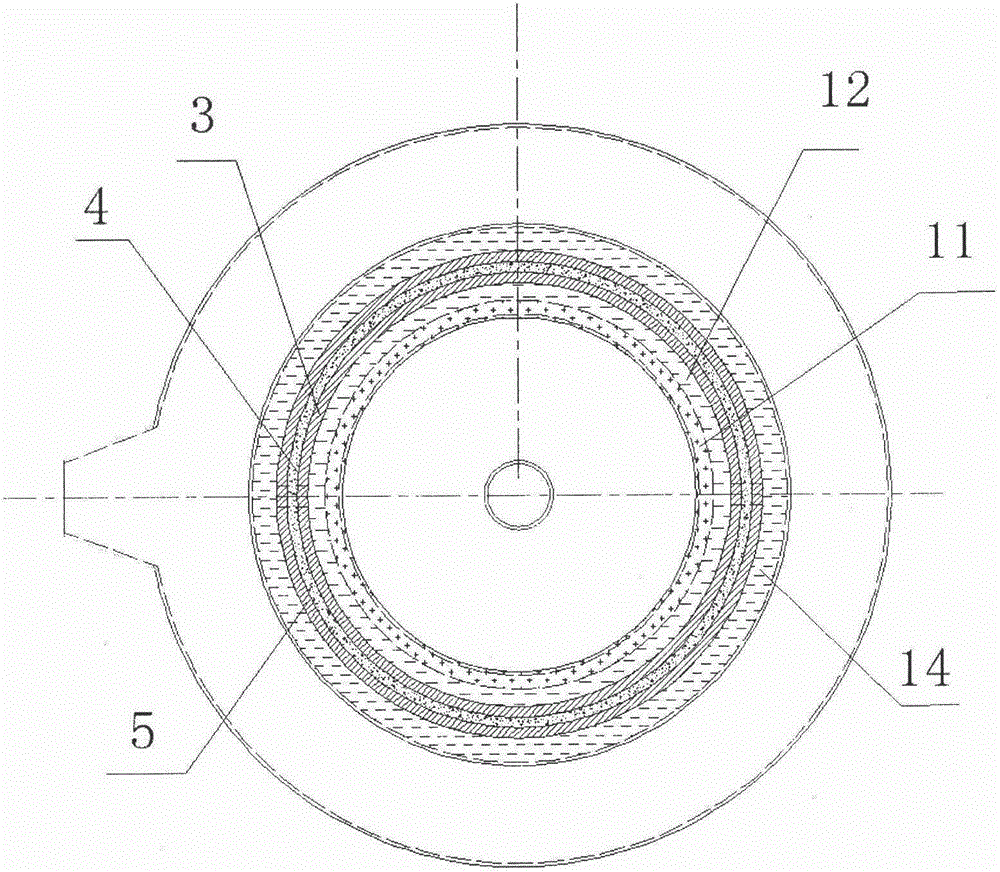 Cylindrical slot continuous filter press