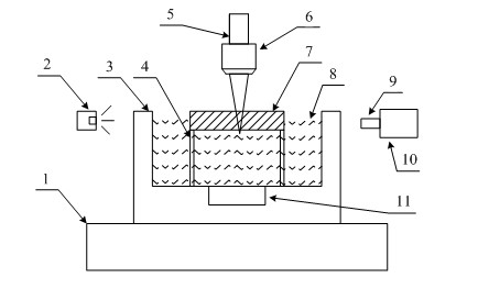 Method and device for preparing microchannel in glass material