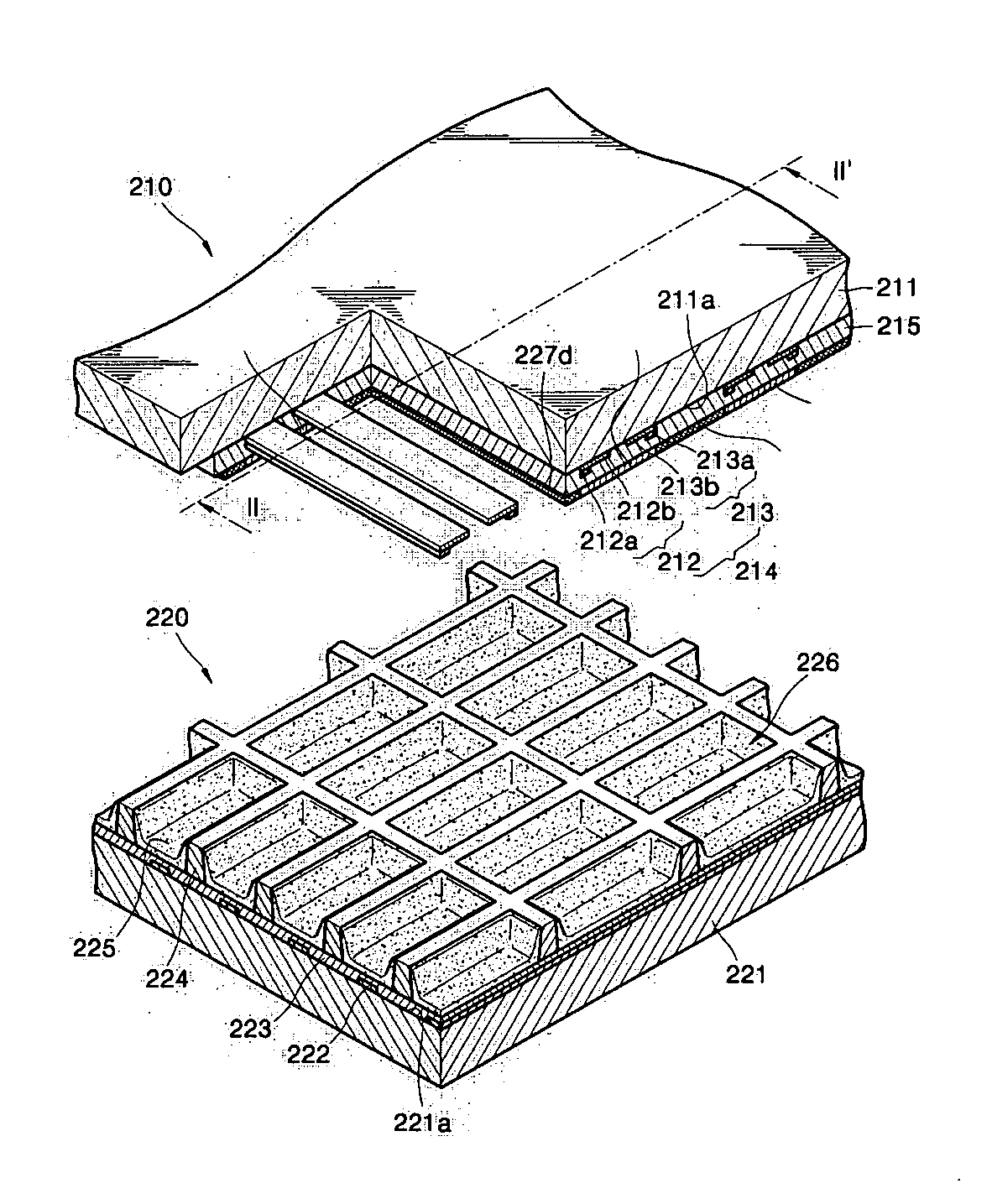 Protective layer of gas discharge display device and method of forming the same