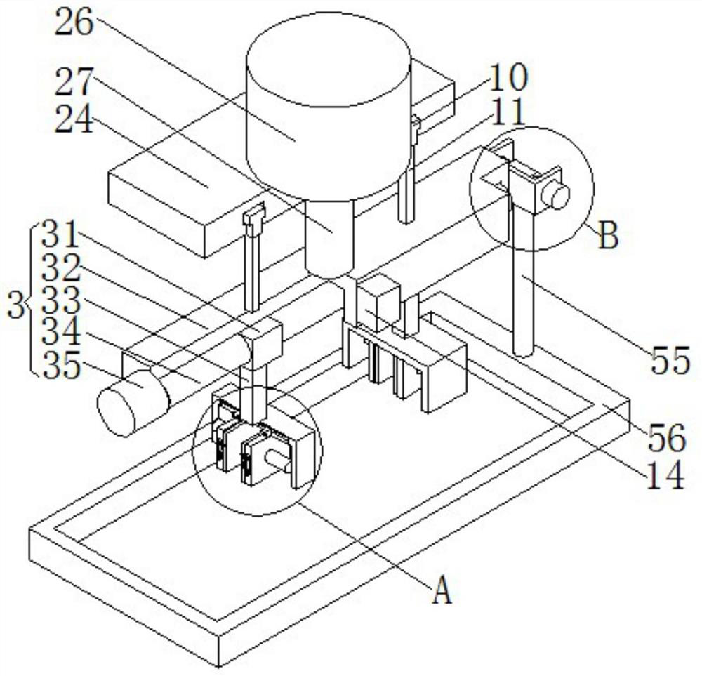 Product clamping mechanism for clothes production line