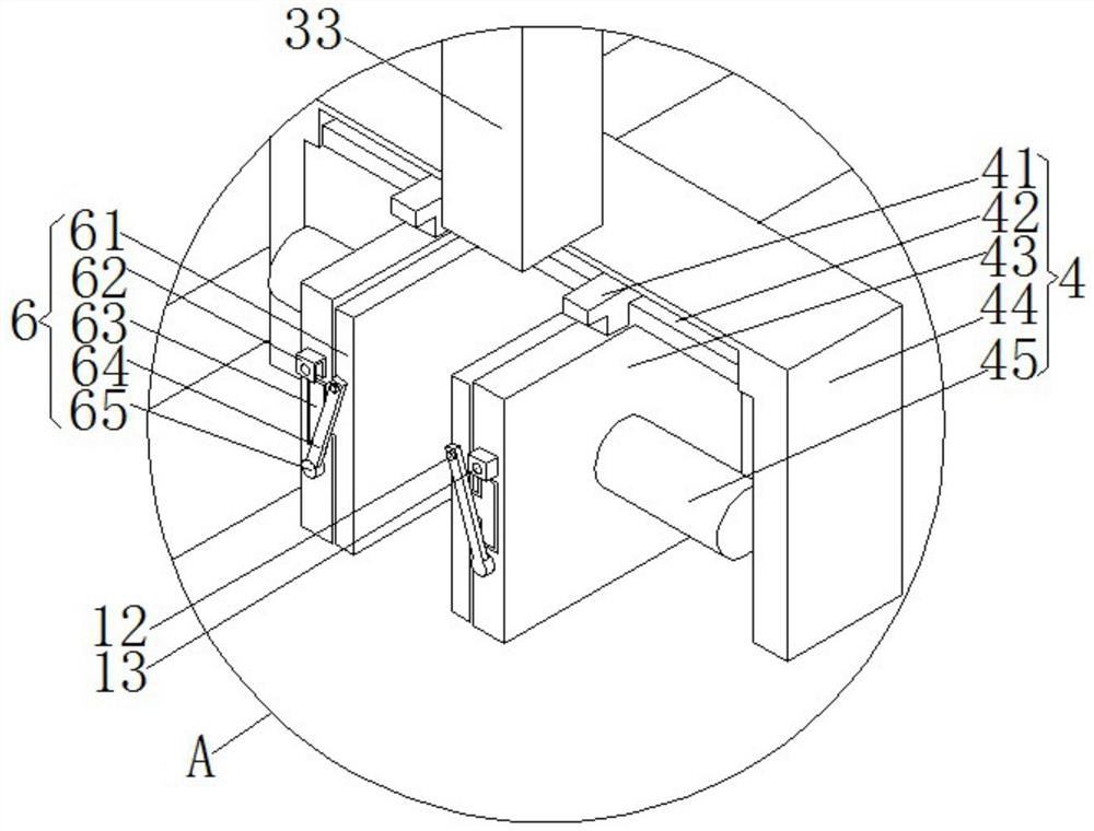 Product clamping mechanism for clothes production line