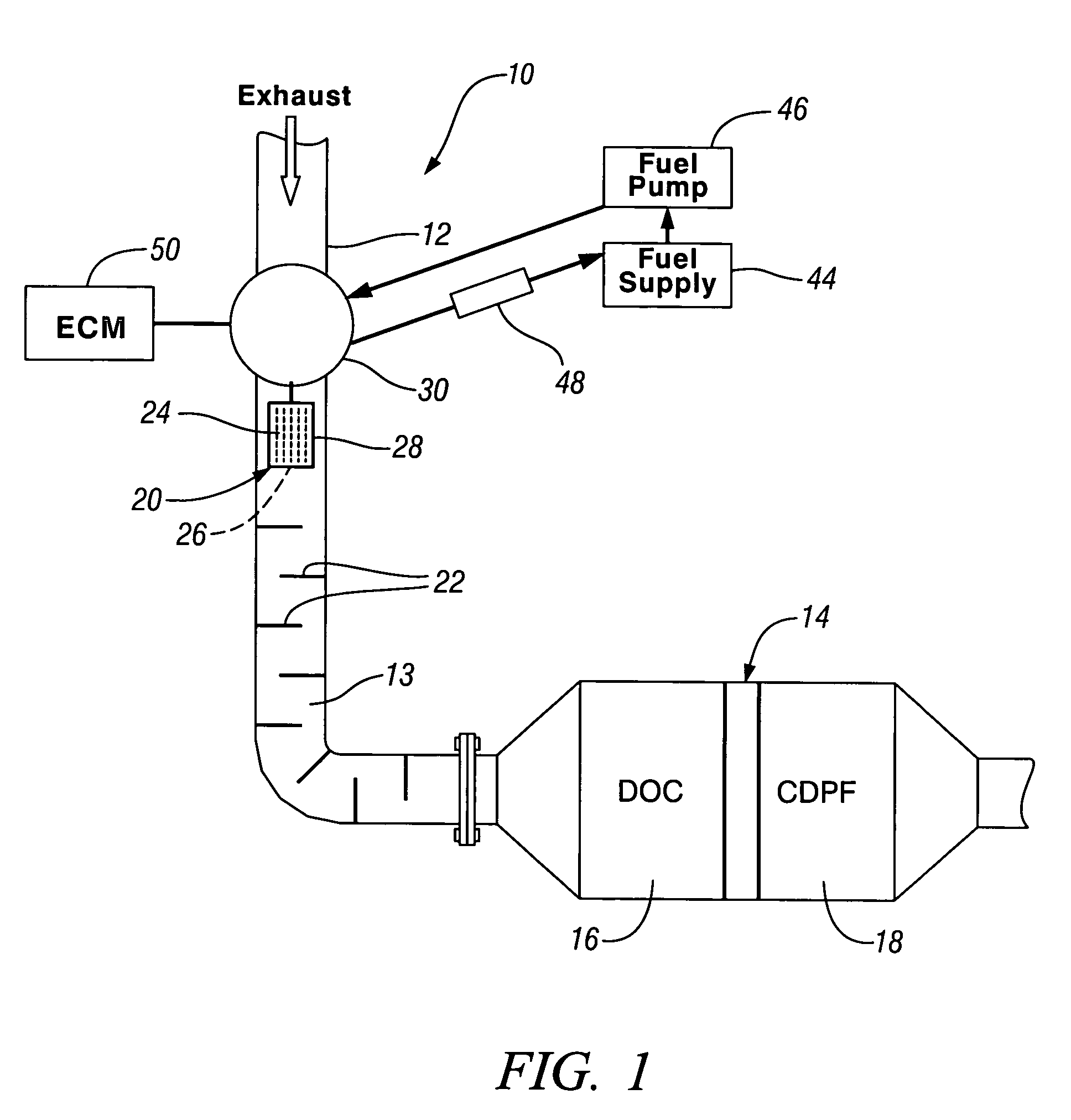 Diesel exhaust aftertreatment device regeneration system