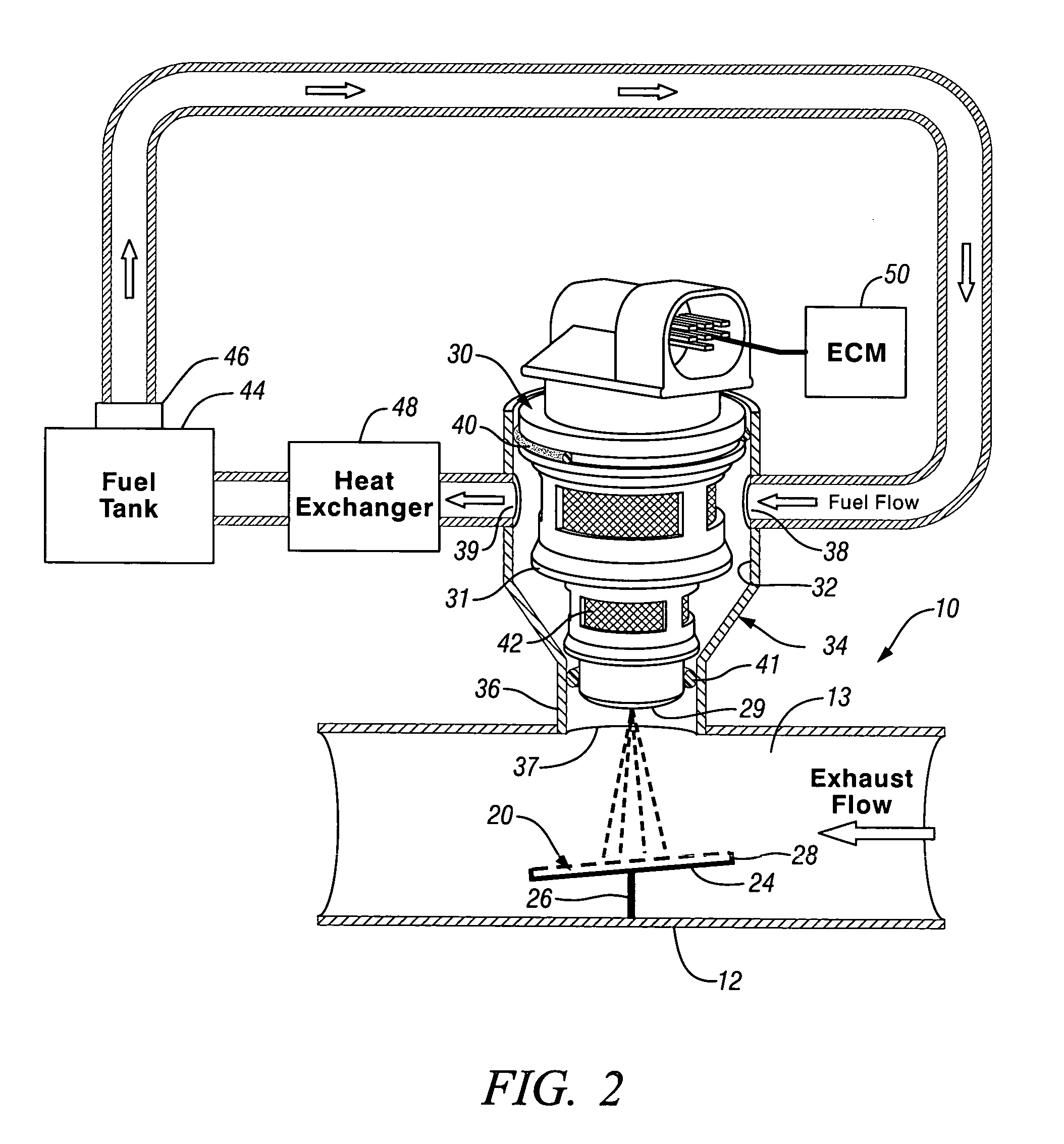 Diesel exhaust aftertreatment device regeneration system