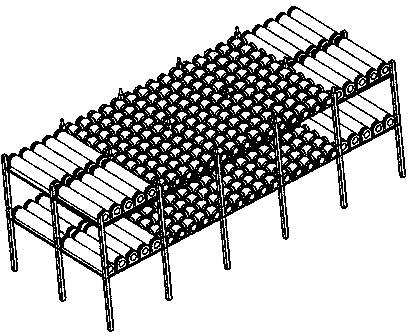 A fully automated shelf with precise positioning