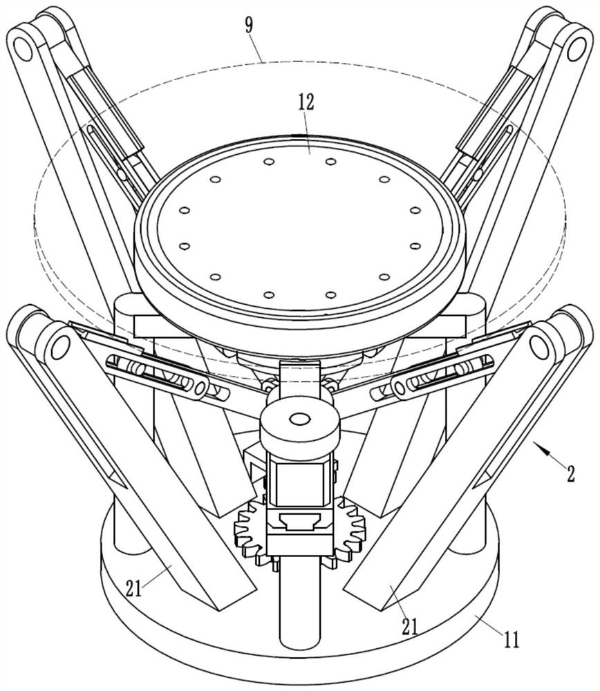 A glass rough edge processing device after cutting