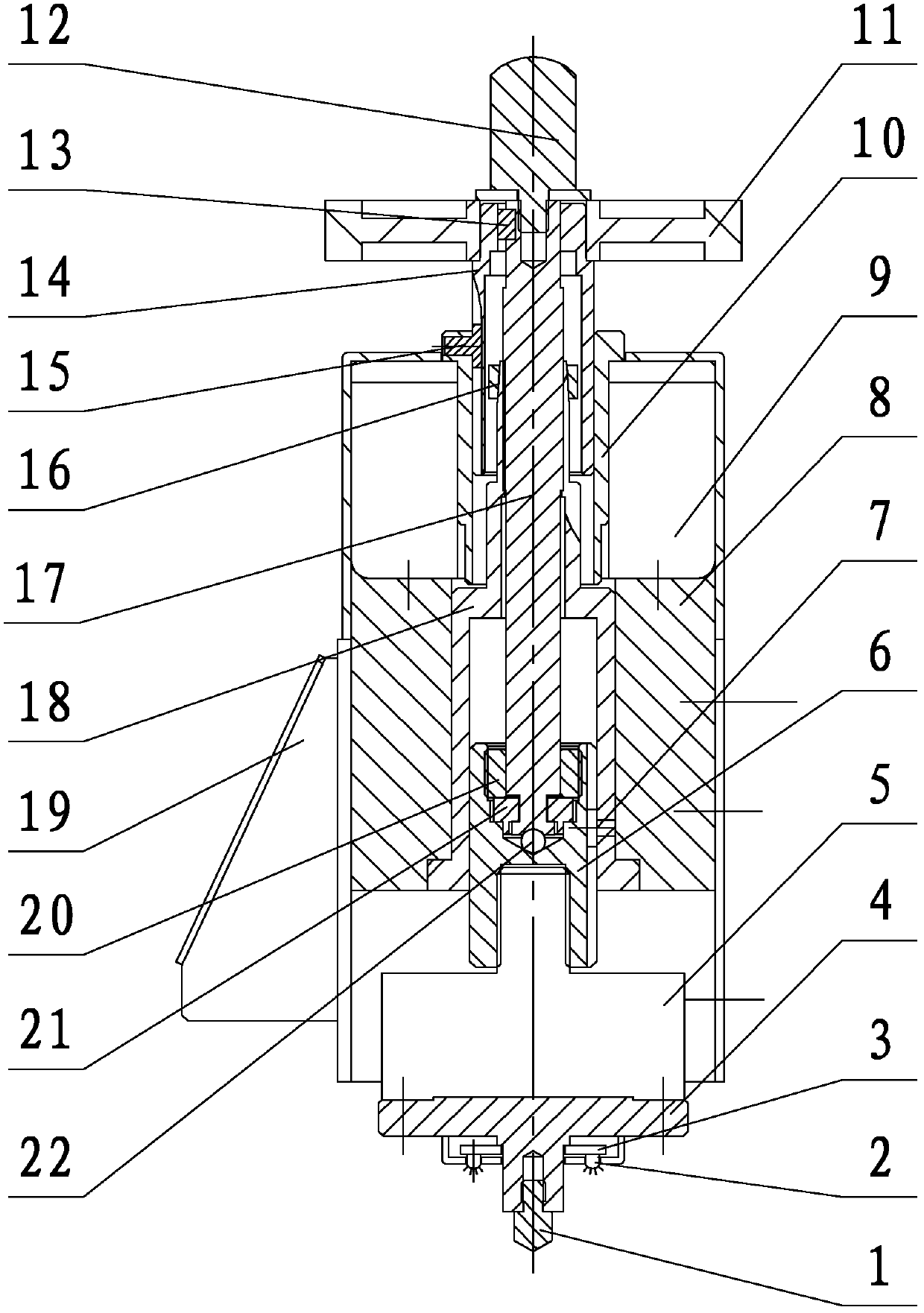 Portable digital display hardness measuring device