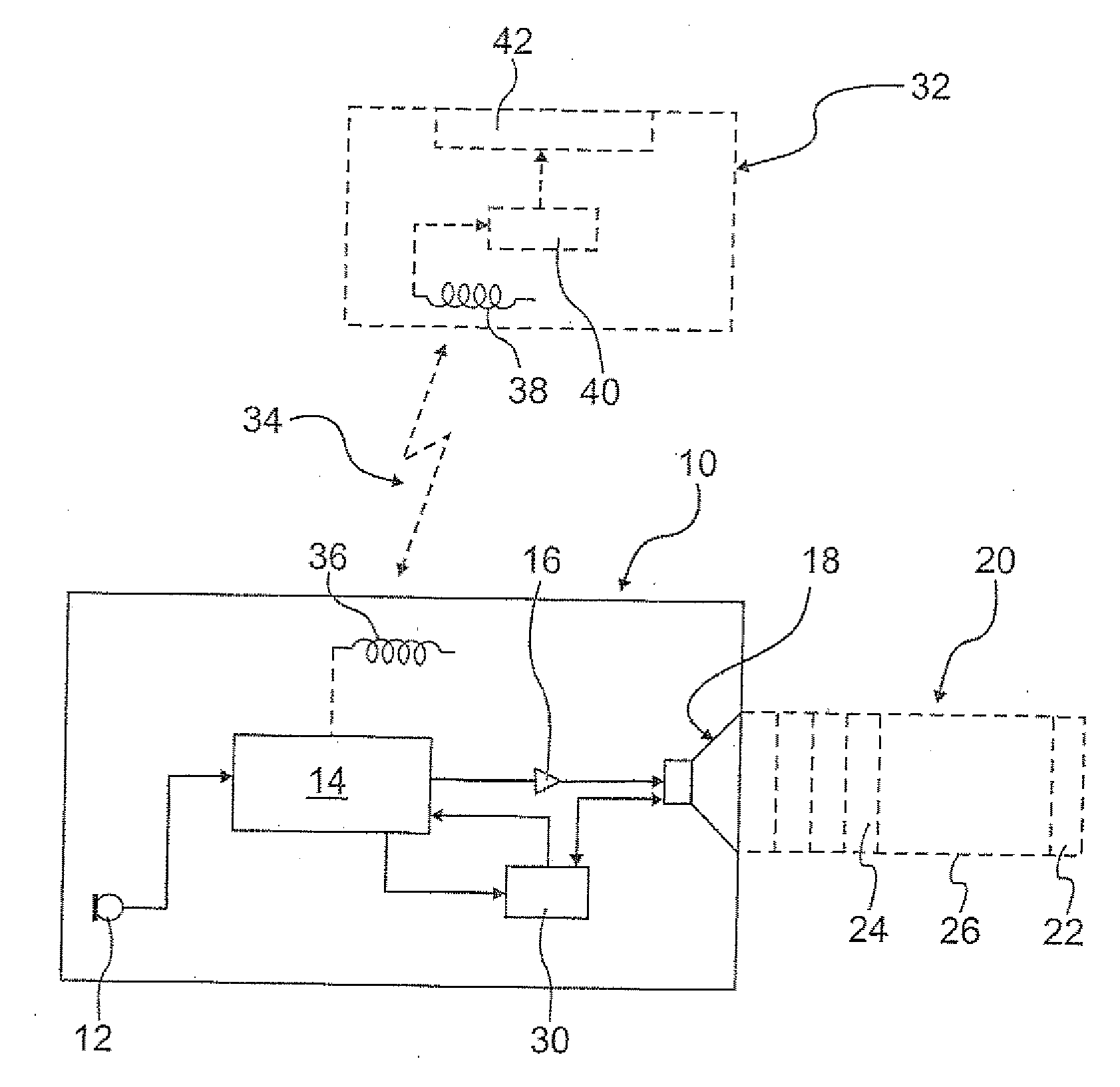 Method for monitoring a hearing device and hearing device with self-monitoring function