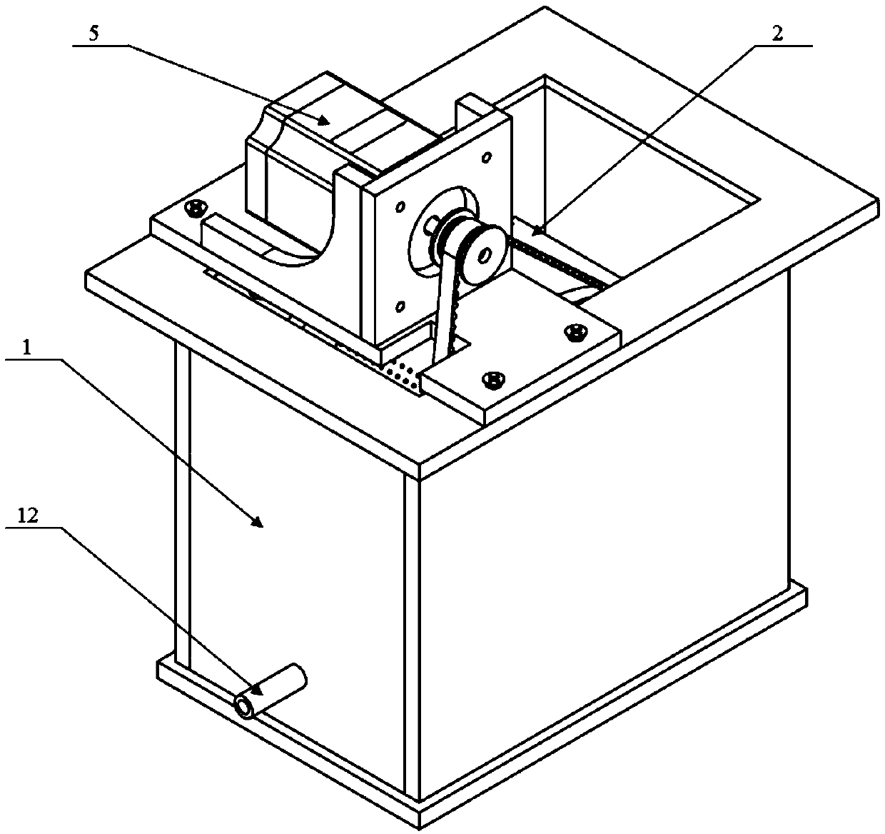 Rotary drum type wastewater processing device