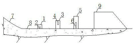 Pile plate plane and vertical face intersecting combination auxiliary energy dissipater