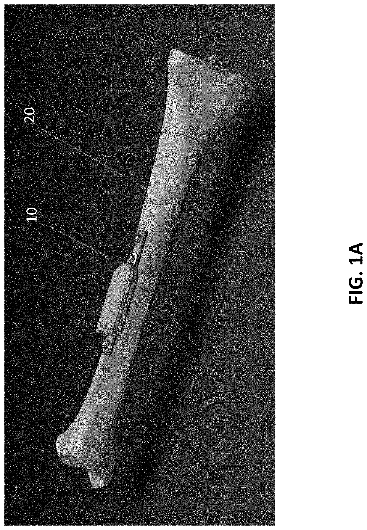 Orthopedic treatment device with electromagnetic field generator