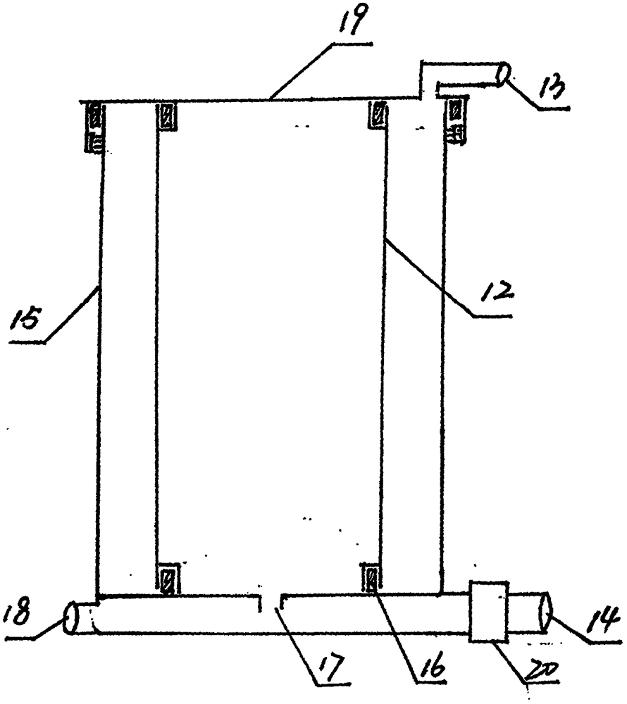 Bathroom cabinet, water heater, and heat energy-waste water recovery device combination