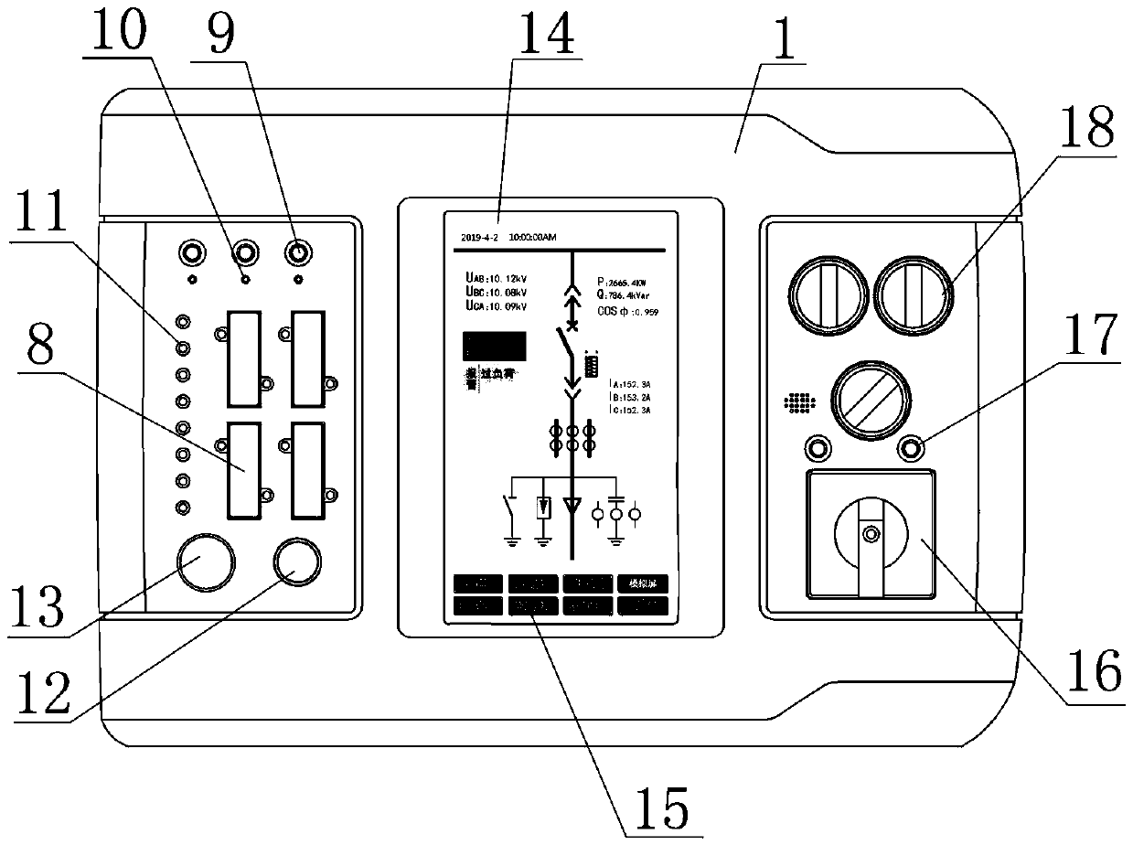 Secondary integration device of high tension switchgear