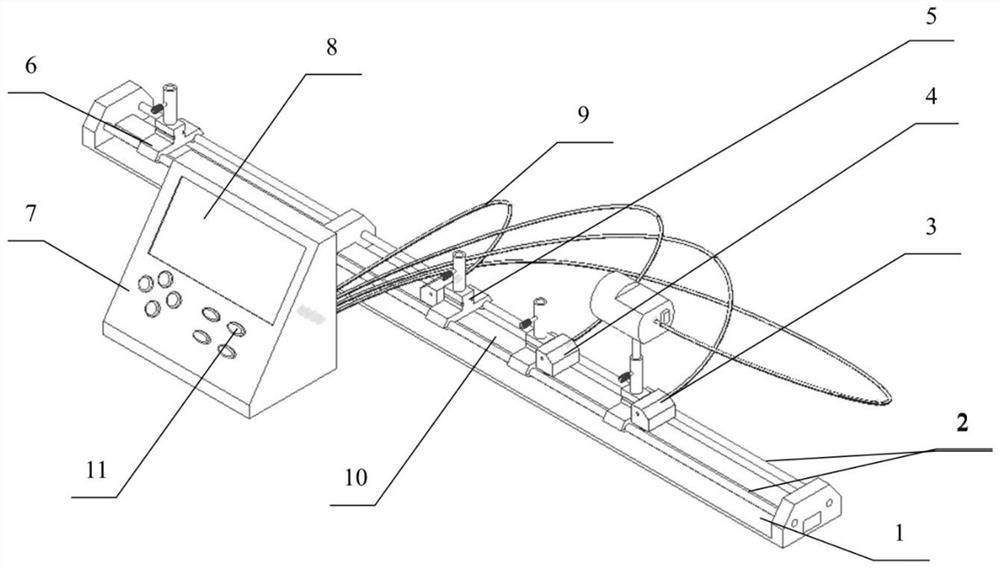 College physics experiment wedge interference teaching auxiliary adjusting instrument