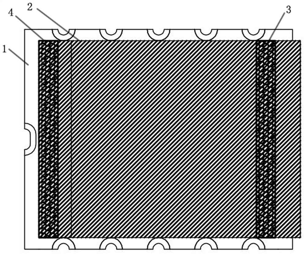 Folding circuit board structure with buffer function