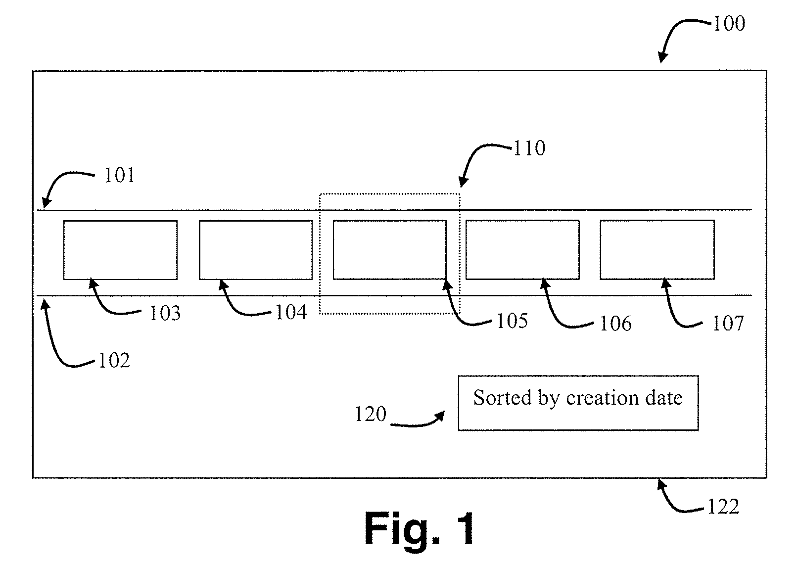 Method for navigating large image sets using sort orders