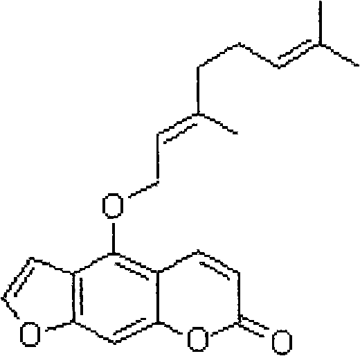 Method for extracting bergamottin from grapefruit peel