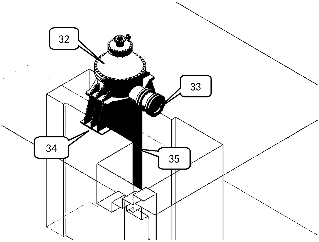 Testing system employing hollow-brick-based heat-accumulating-type heating