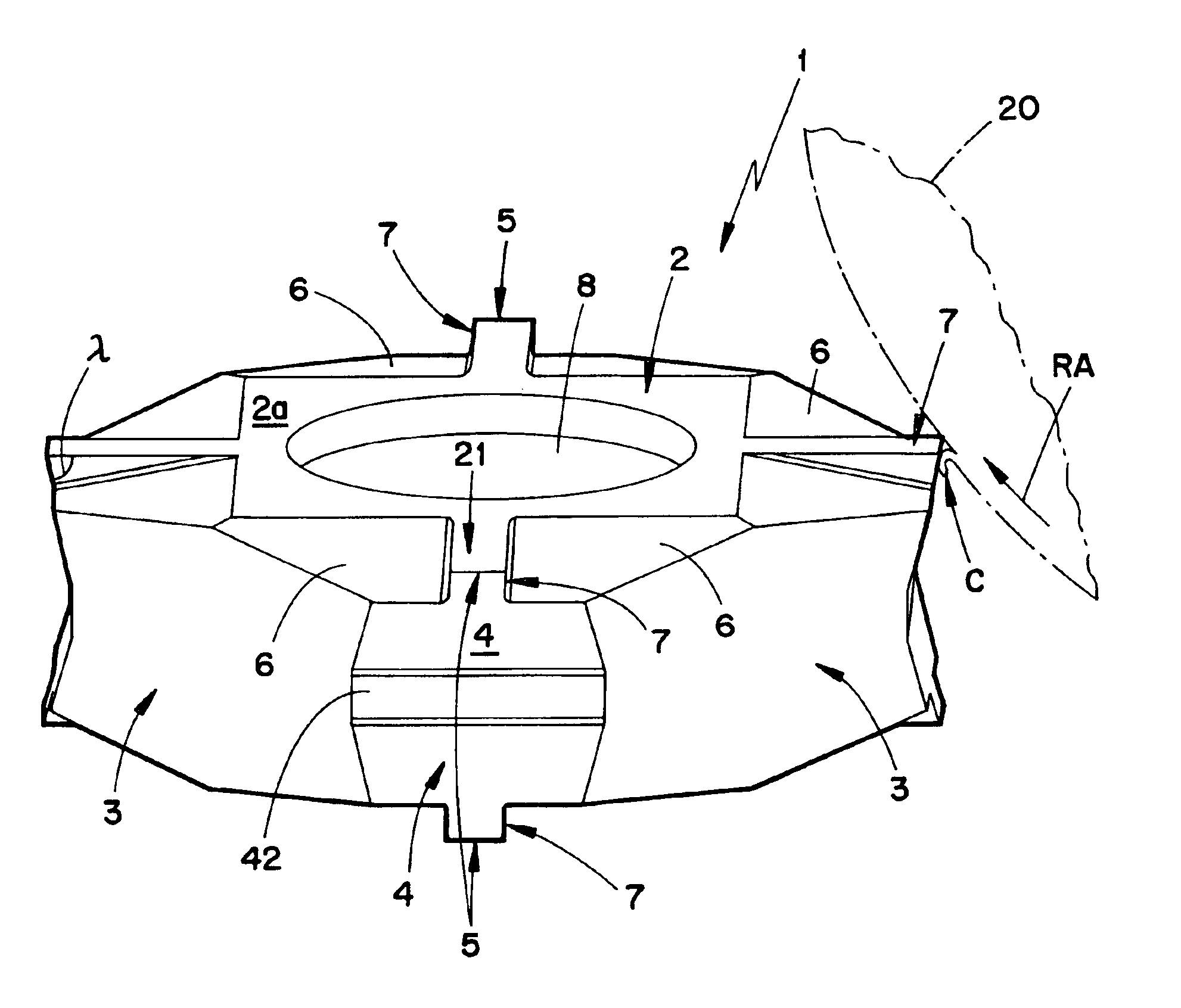 Cutting insert for turning and milling