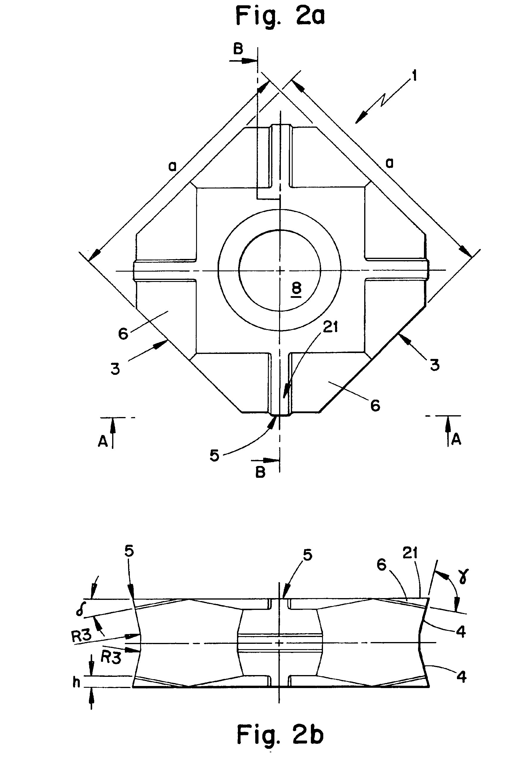 Cutting insert for turning and milling