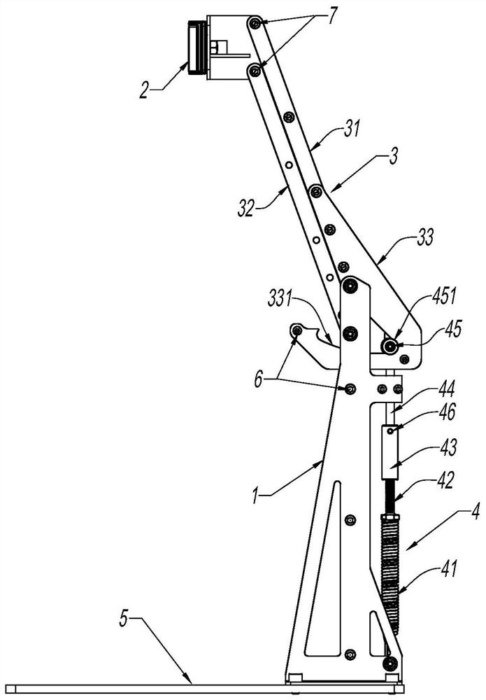 Steel structure displayer support