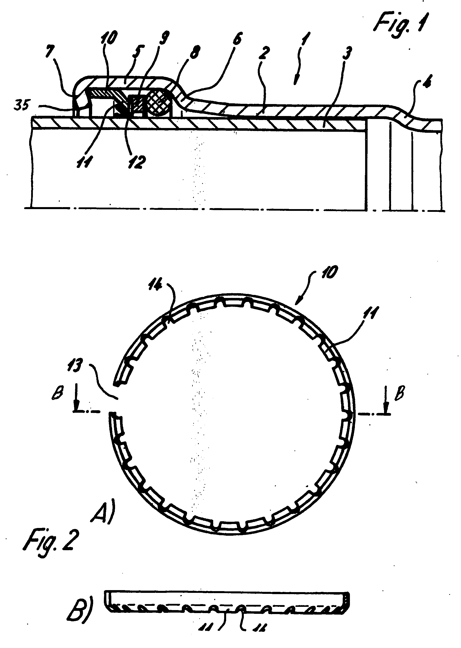 Pressed-connection arrangement