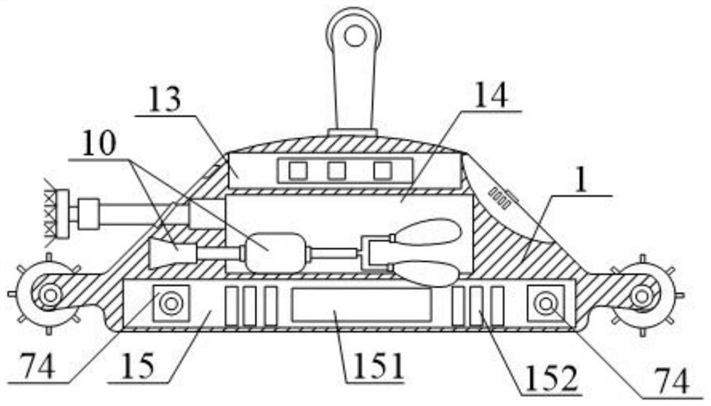 Underwater robot with cleaning function