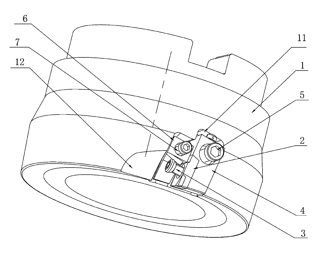 Cutting tool having fly-off prevention structure