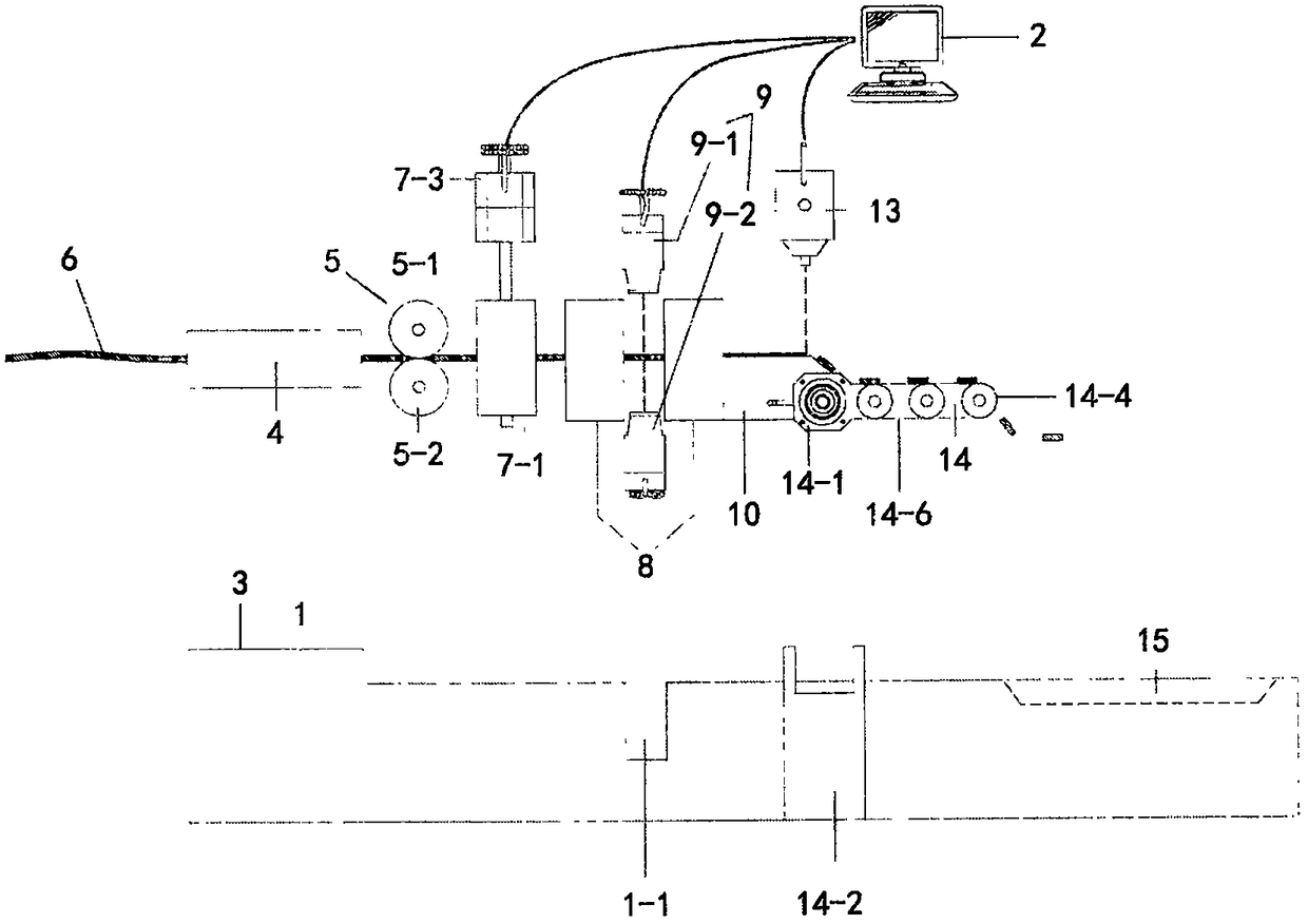 Production device capable of automatically cutting precious metal standard sample and production method thereof