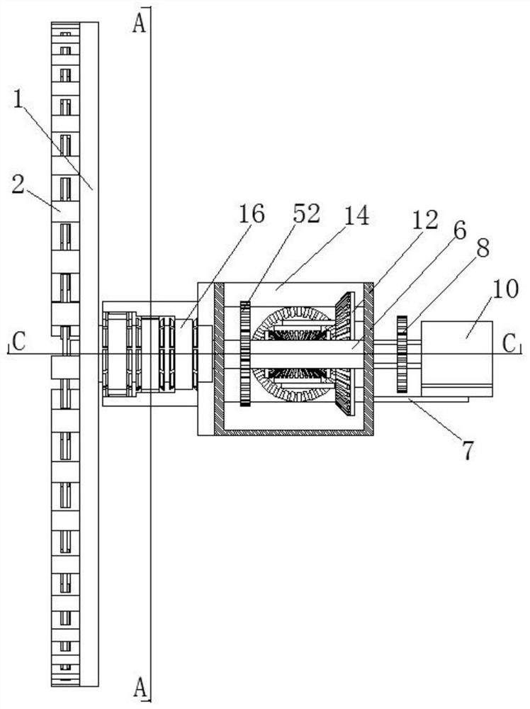 Power generation equipment for generating power by using permanent magnet acceleration motor