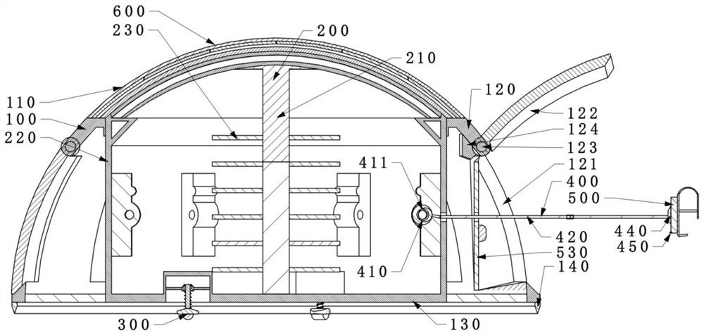 Safety protection device for tunnel engineering construction