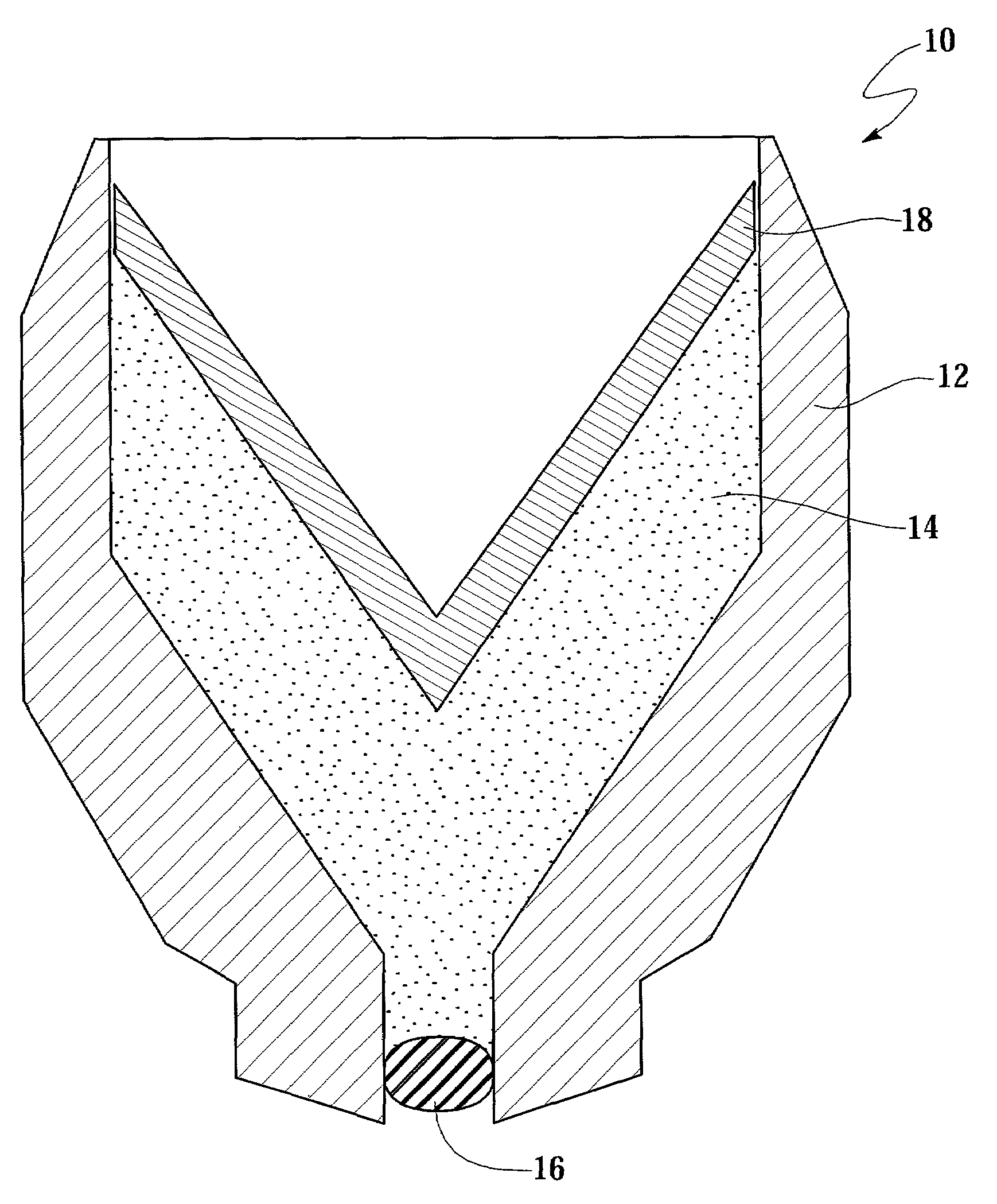 High performance powdered metal mixtures for shaped charge liners