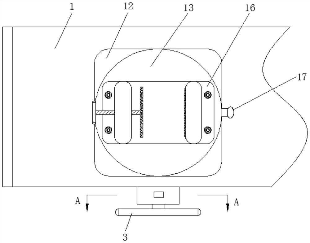 Mechanical and electrical professional practice operation working table based on ratchet wheel locating principle