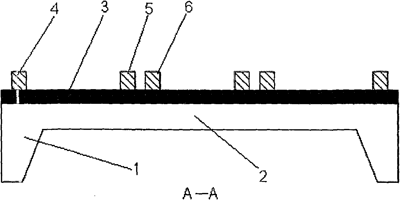 SAW pressure sensor and method for fabricating the sensor part