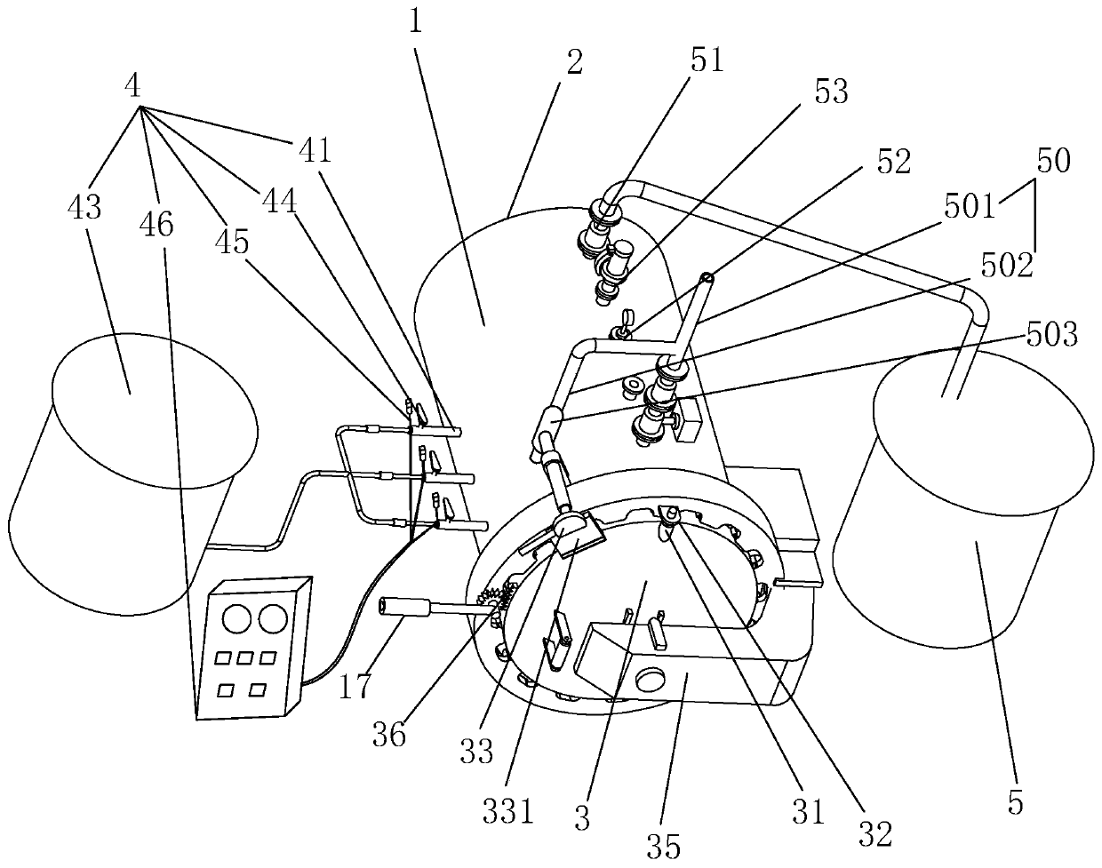 Vacuum autoclave used for motorcycle helmet production and motorcycle helmet forming process