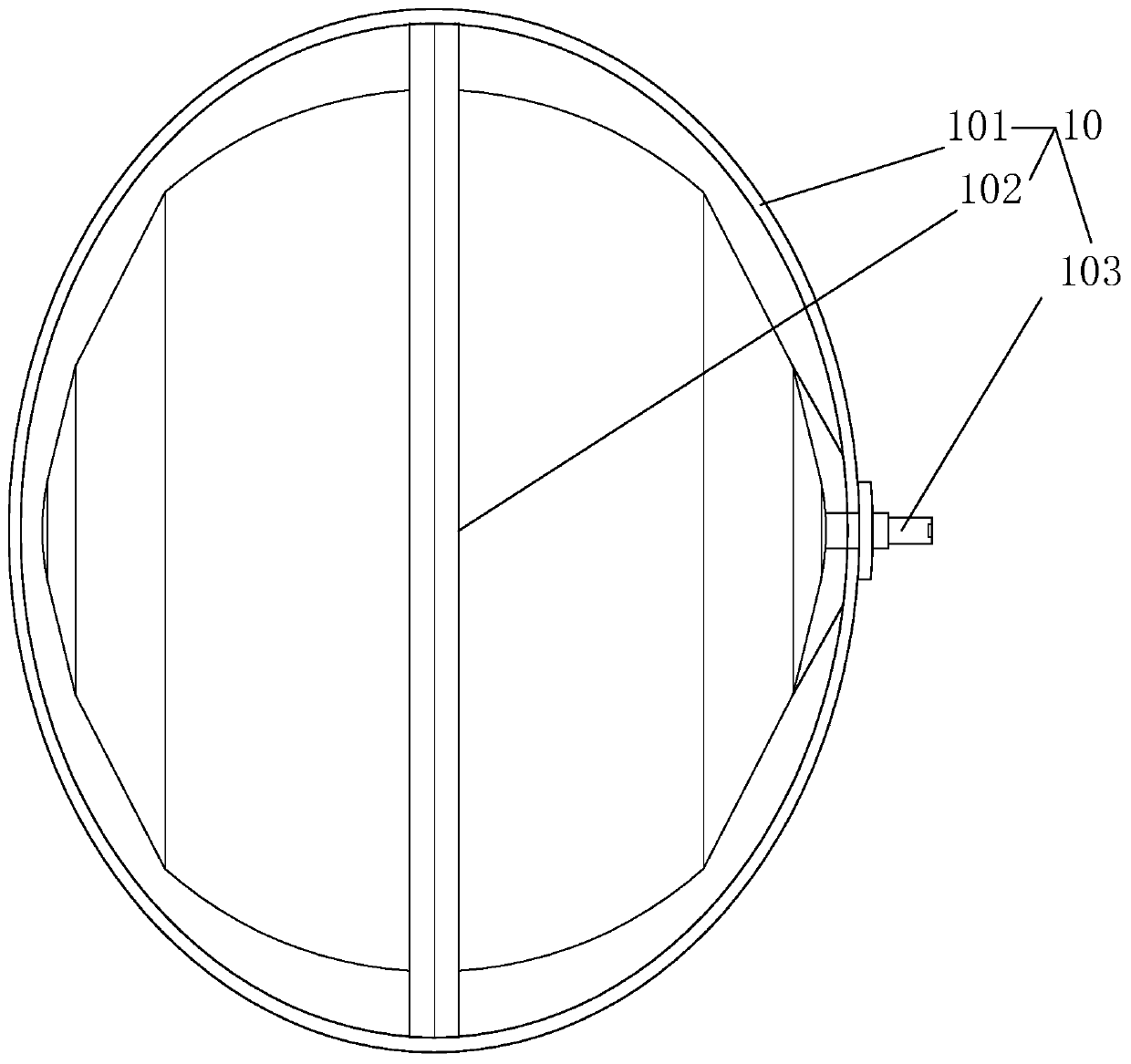 Vacuum autoclave used for motorcycle helmet production and motorcycle helmet forming process