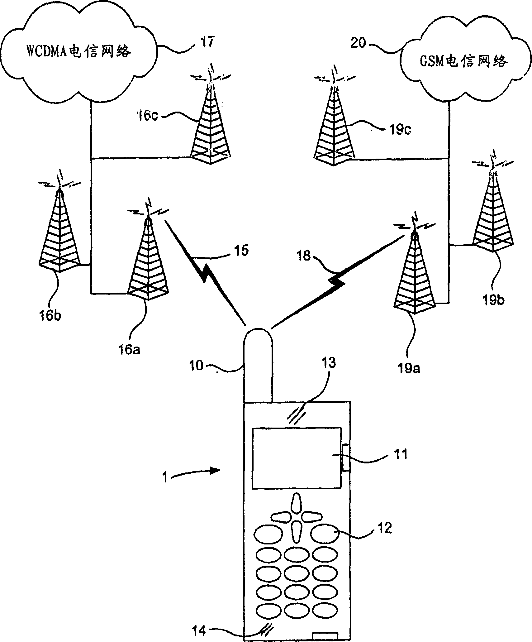 Method for synchronization in a mobile radio terminal