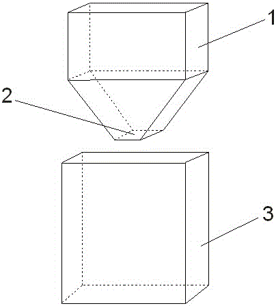 Potential energy change based method for quantitatively characterizing packing segregation state of particles after falling