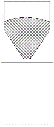 Potential energy change based method for quantitatively characterizing packing segregation state of particles after falling