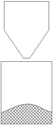 Potential energy change based method for quantitatively characterizing packing segregation state of particles after falling