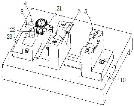 Method for detecting stem portion precision of valve stem