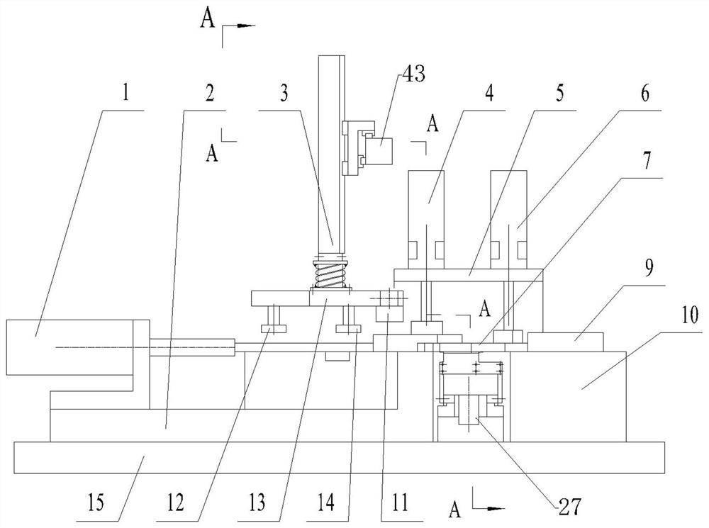 Automatic stretching distance-fixing, positioning and clamping device for assembly