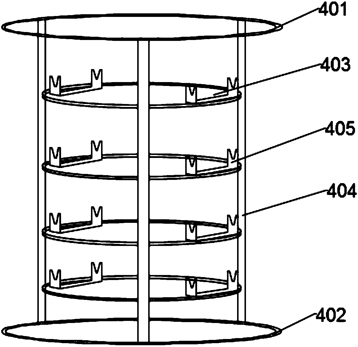 Special disinfection device for surgical knife